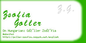 zsofia goller business card